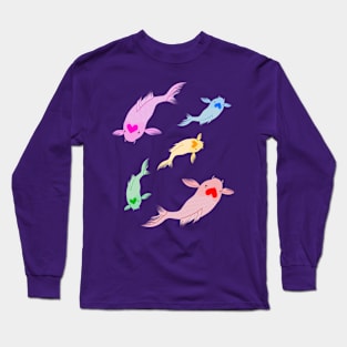 Colorful Koi Long Sleeve T-Shirt